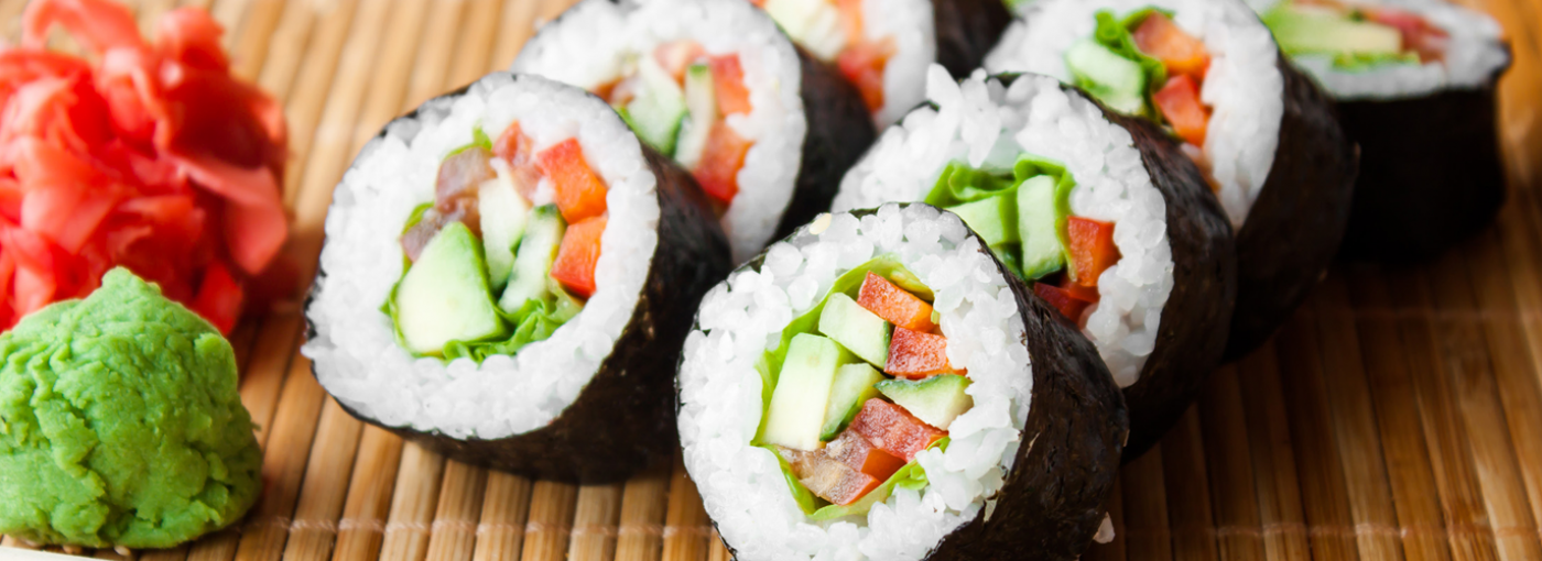 Receta para preparar sushi vegetariano