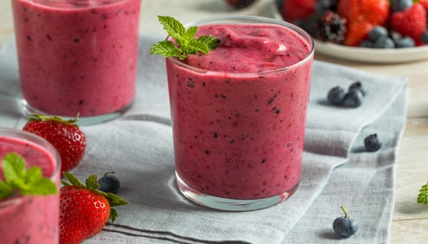 smoothie con vino tinto