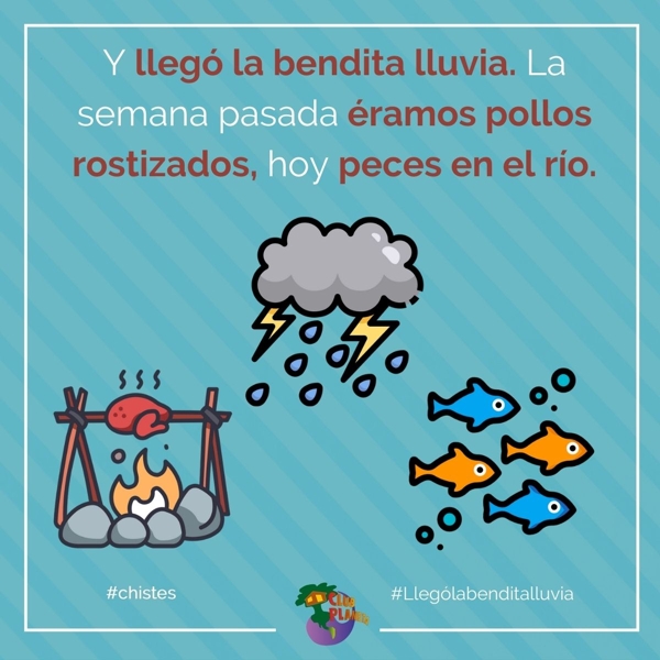 lleg la bendita lluvia