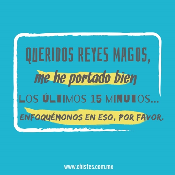 queridos reyes magos