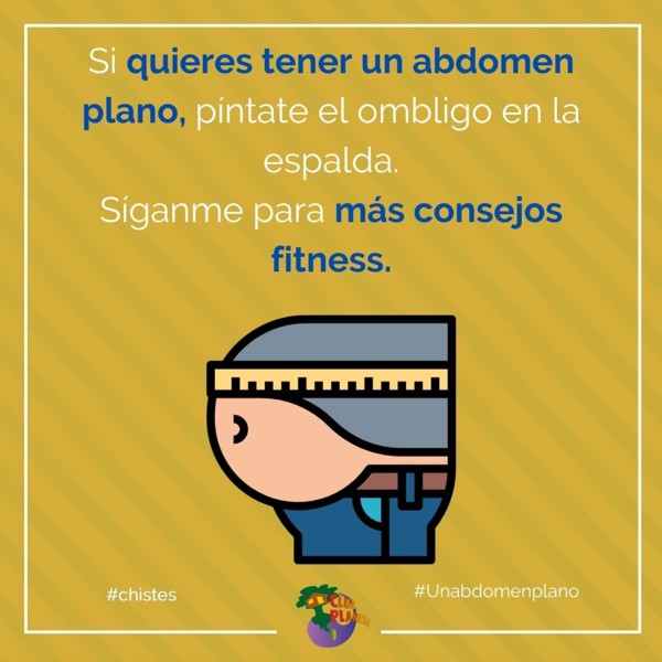 un abdomen plano